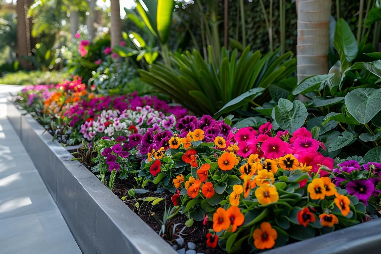 Comment créer un massif de fleurs moderne ?