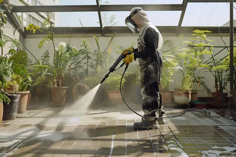 Comment nettoyer efficacement votre terrasse carrelée