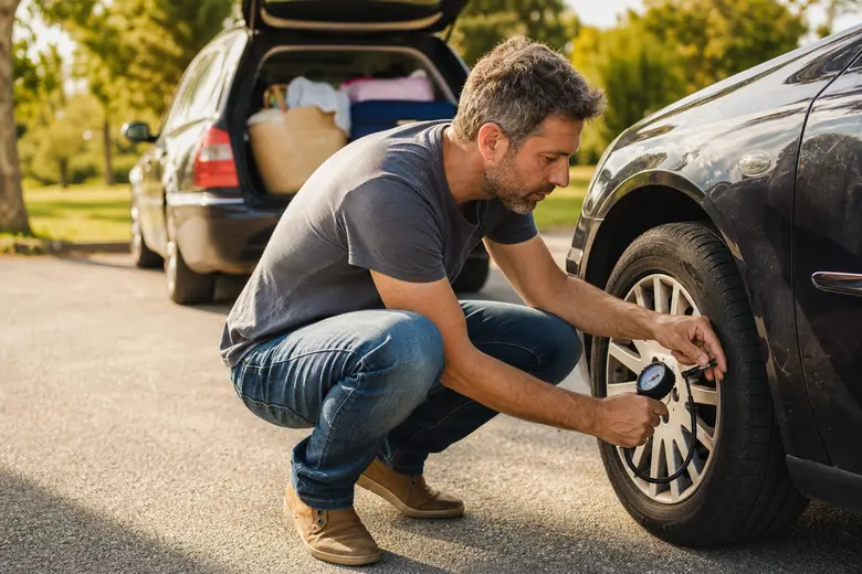 Comment vérifier l'état de ses pneus avant un long trajet en voiture