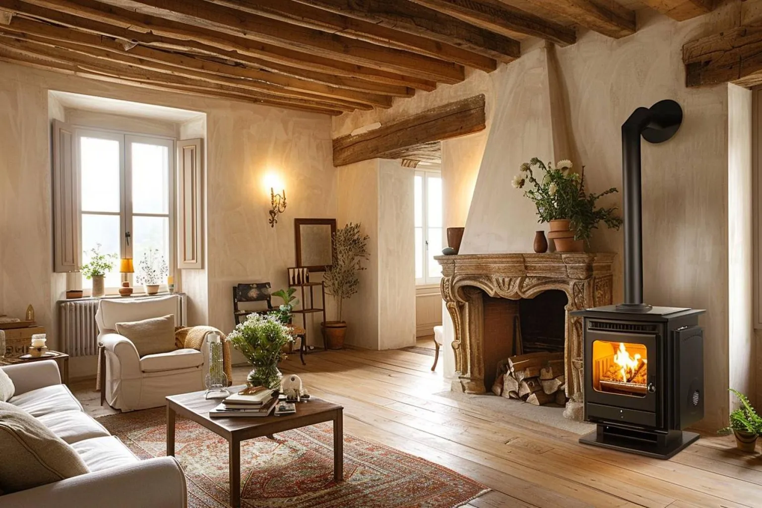 Les poêles à granulés sont-ils adaptés aux maisons anciennes ?