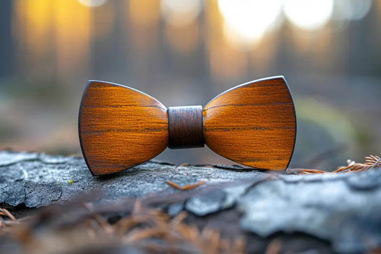 Noeud papillon en bois orange : élégance naturelle et conseils de style