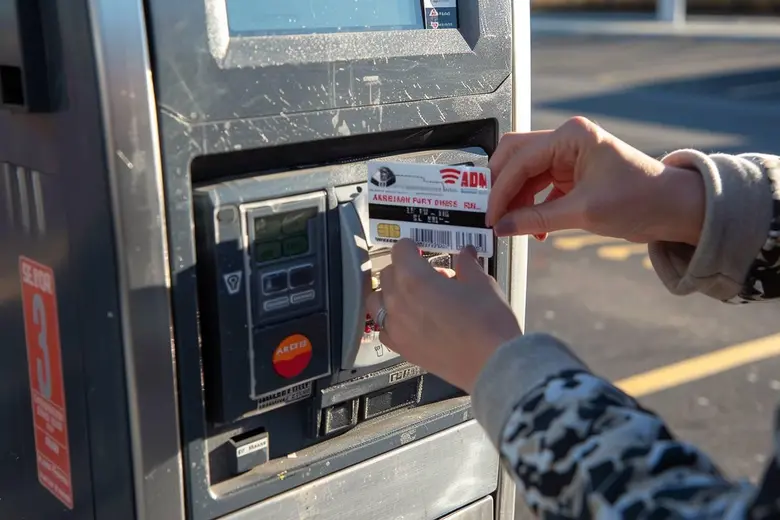quel est le processus de validation de paiement dans les parkings près de l’aéroport?