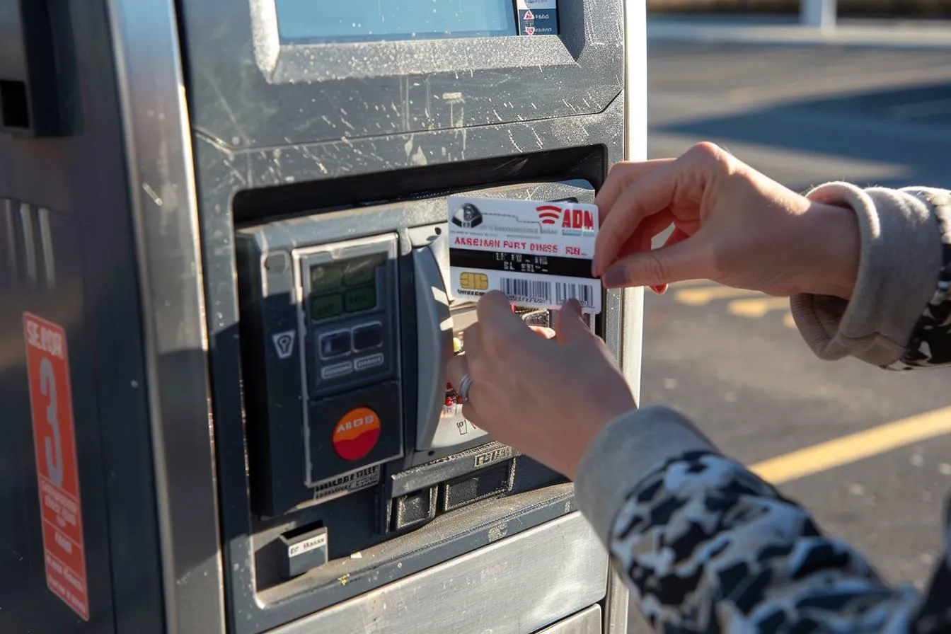 quel est le processus de validation de paiement dans les parkings près de l’aéroport?