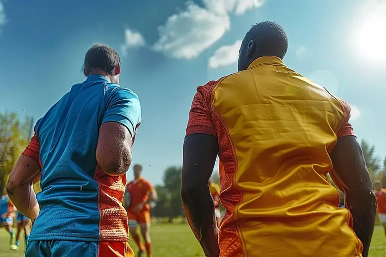 Quelle est la signification des couleurs sur un maillot de rugby?
