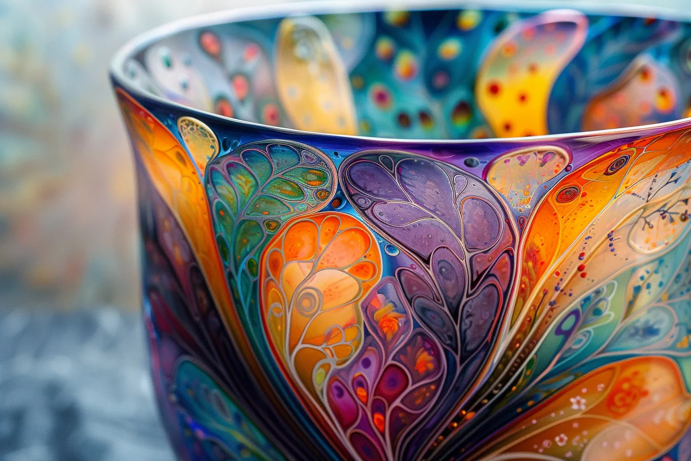 Techniques avancées de peinture pour sublimer le verre soufflé
